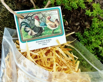 Primitive Yellow Hand Dyed Organic Silver Maple Wood Easter Grass Craft Grass Bowl Filler Basket Filler Decoration Food Safe Dye