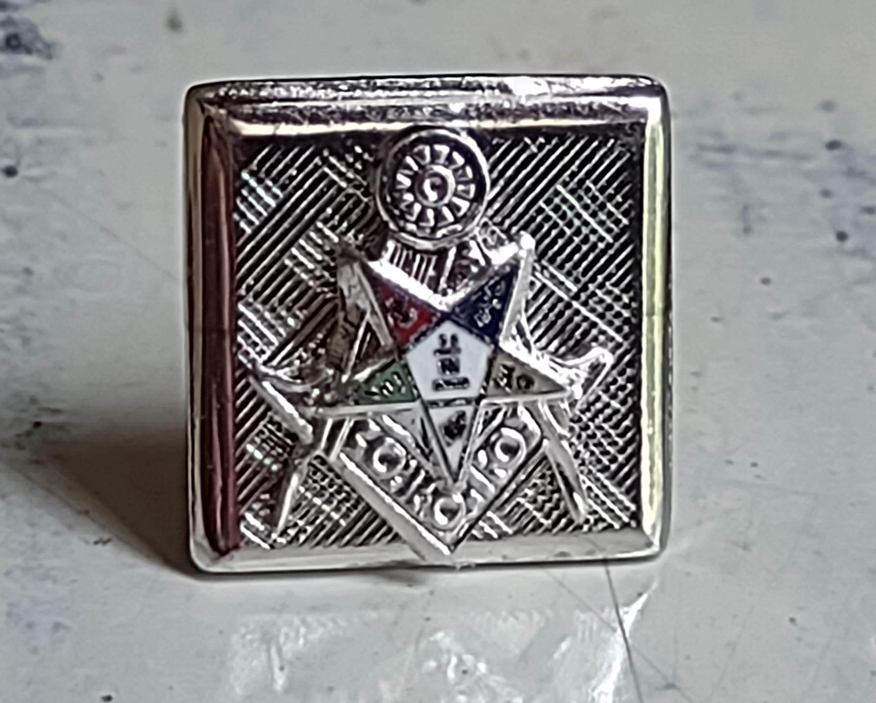 ▪️50’s【FREE MASONRY】ACCSESSORIES Masonic 50 Year Membership Lapel Pin