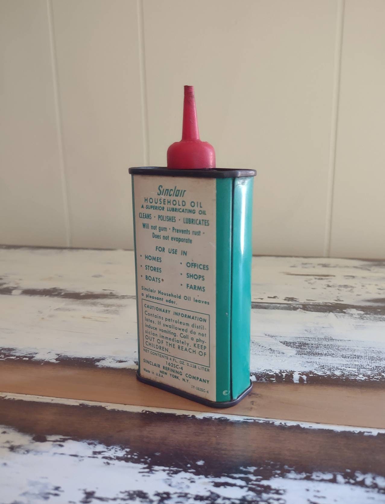 Sinclair アメリカンオイル缶 Vintage Sinclair Pennsylvania Motor Oil SAE Full Quart Can