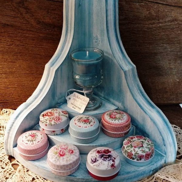 White Corner Shelf Etsy