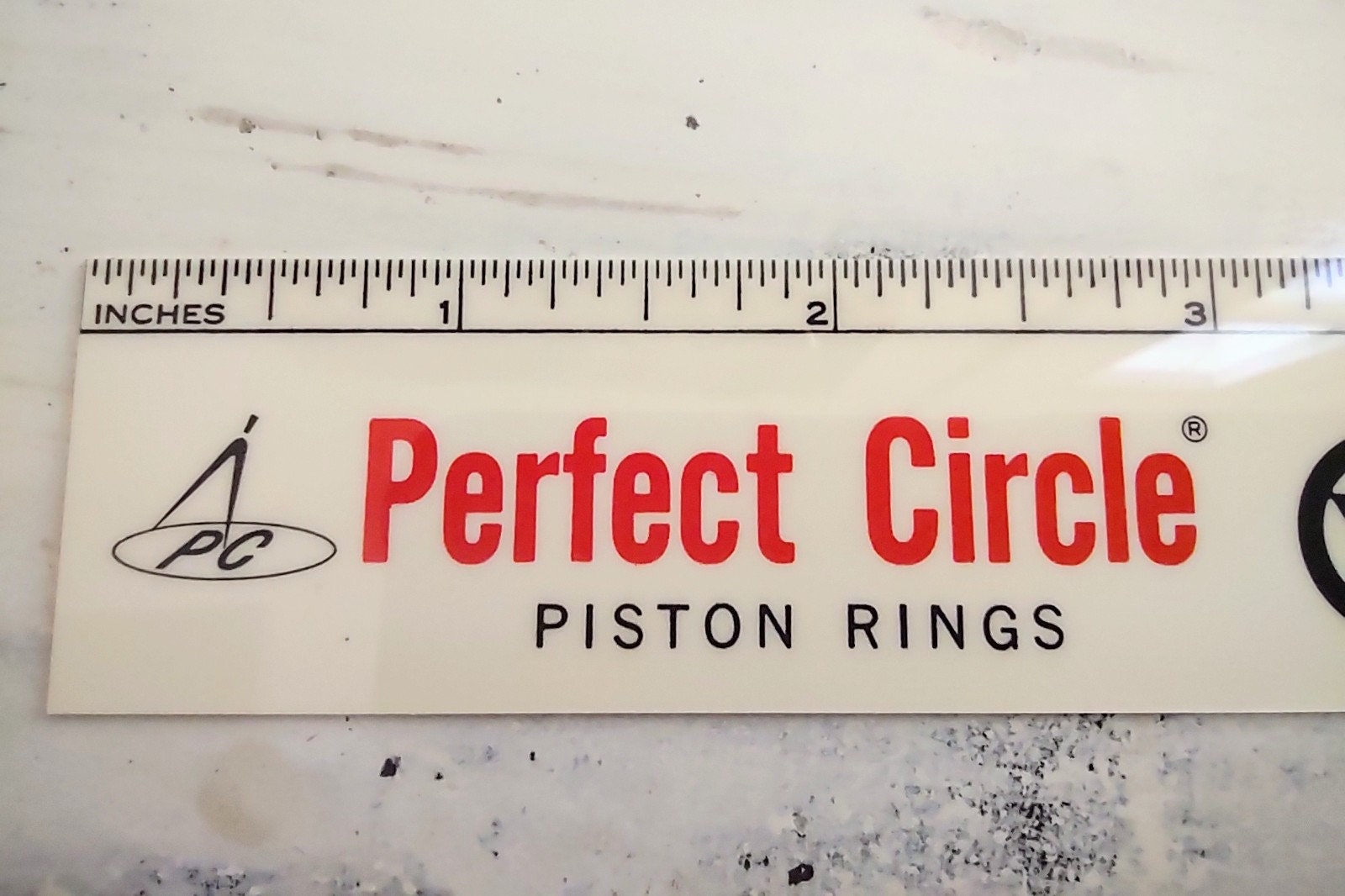 Vintage Advertising Dana Corporation Ruler and Perfect Circle Piston ...