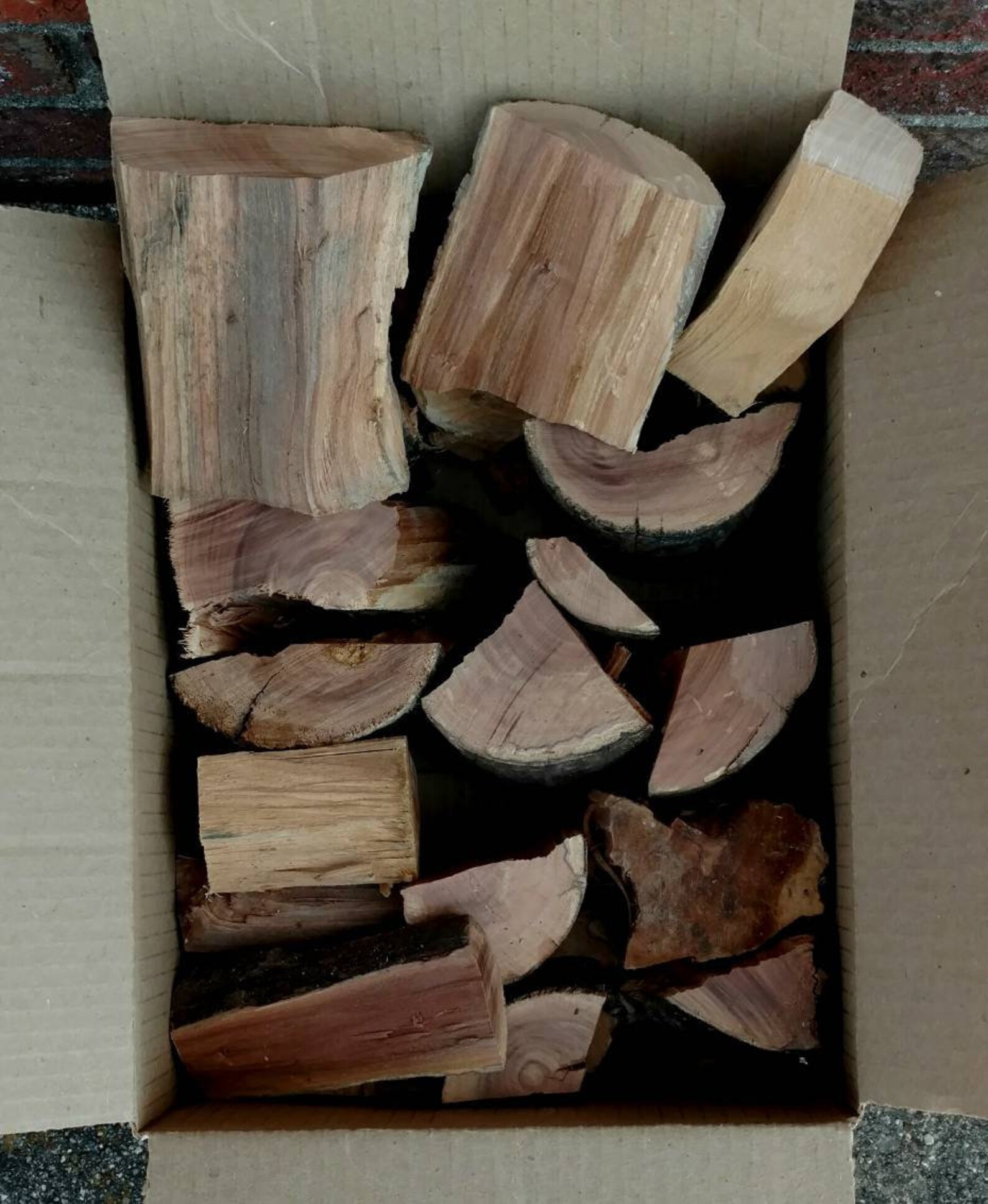 Barkless Apple Wood Organic Hand Selected Seasoned Chunk Etsy