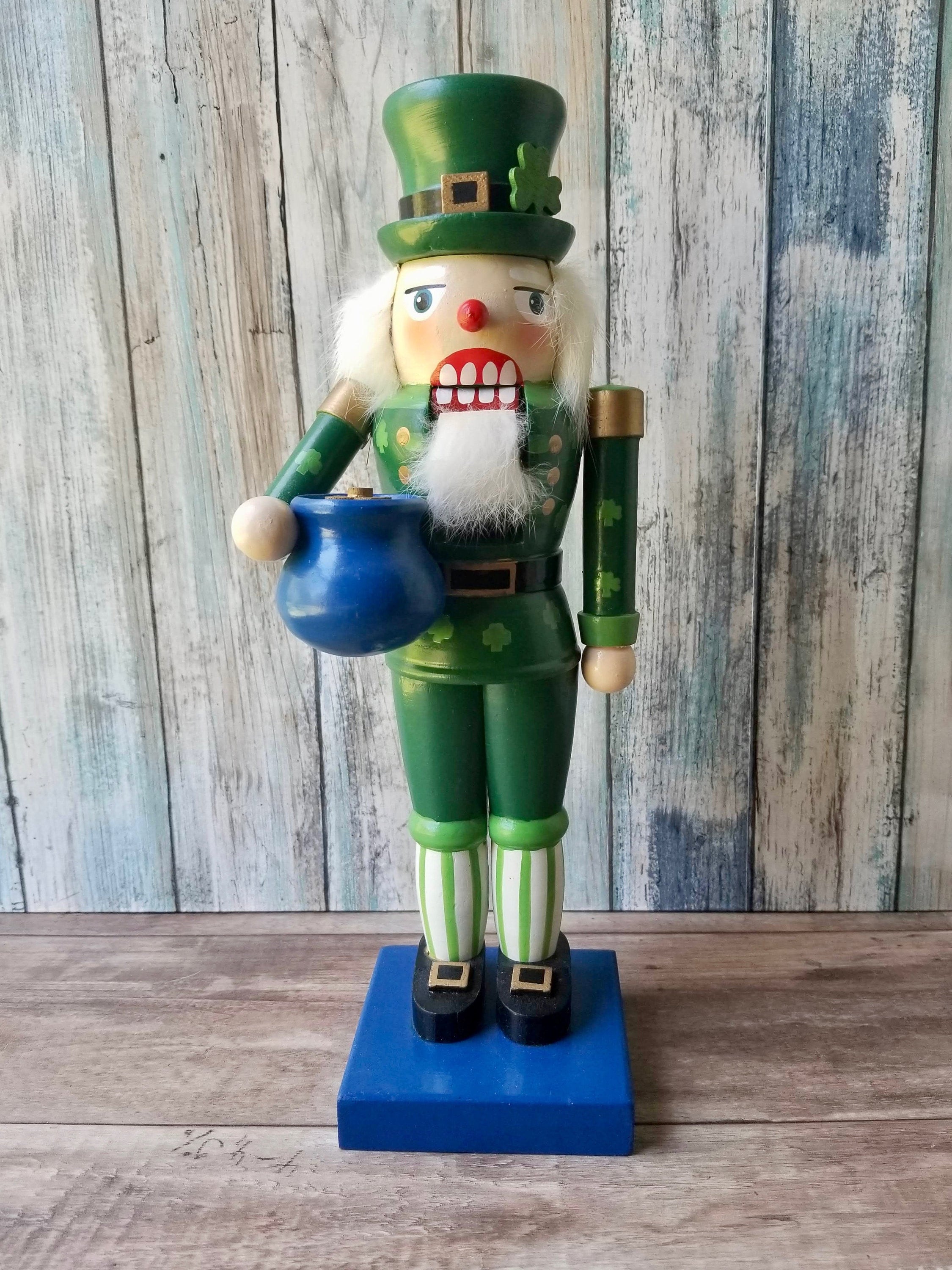 vintage wooden nutcracker
