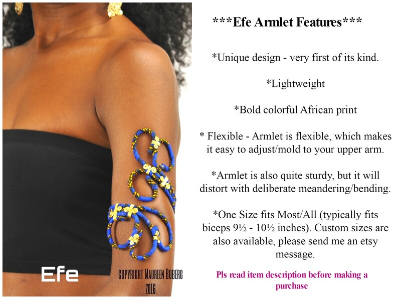 African Print Dashiki Upper Arm Cuff Armlet Kente Arm Band Etsy