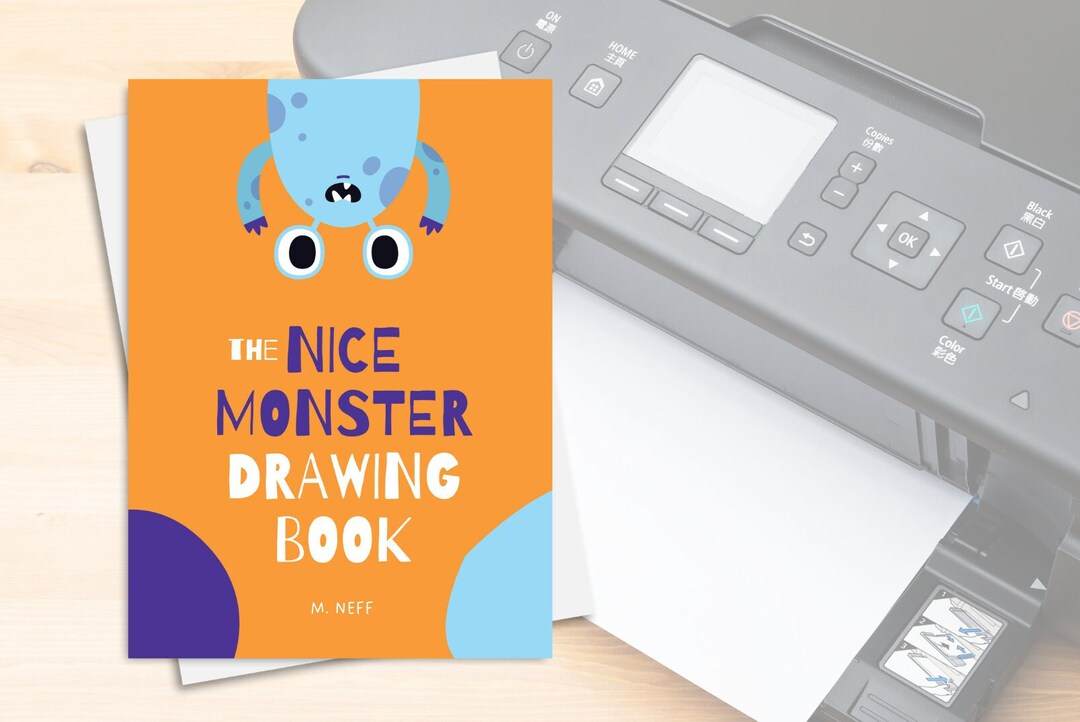 The Nice Monster Drawing Book Etsy