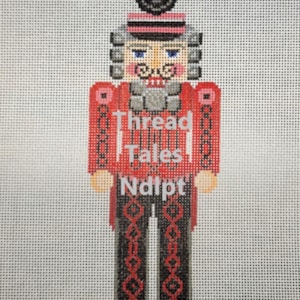 Hand Painted Needlepoint Licorice Nutcracker (Series)