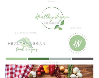 Natural Food Logo Etsy