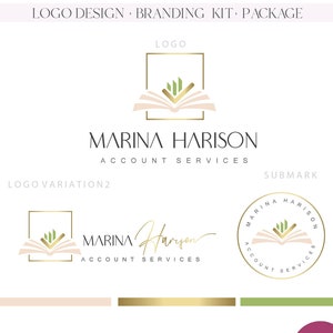 Finance logo and branding Accounting service logo Tax service logo  Book logo Account service logo Tax business logo Accounting logo