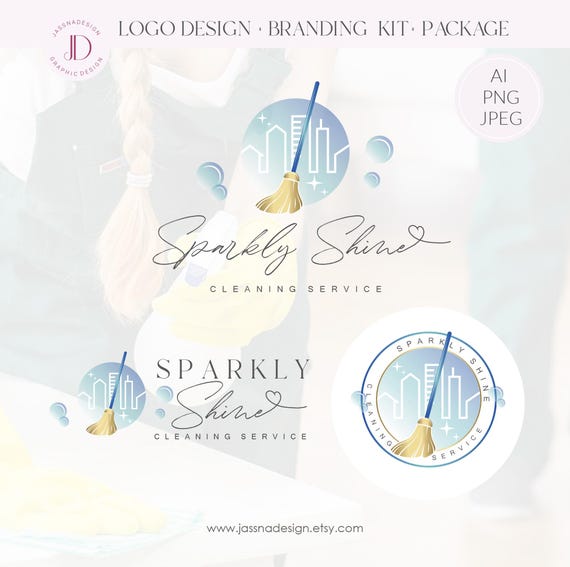 Cleaning company logo, Cleaning service brand, Interior cleaning service logo, House buildings cleaning brand, Residential cleaning logo 60