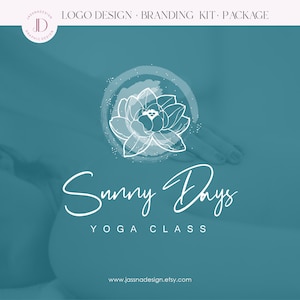 Yoga logo Fitness logo Life coach logo Personal trainer logo Therapist logo Flower logo Lotus logo Wellness logo Meditation logo 161