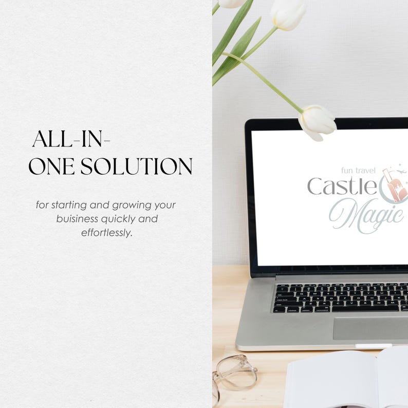 Canva Travel Agent Logo, Fun Kids Branding, Family Travel Brand, Editable Vacation Templates no.7 image 4