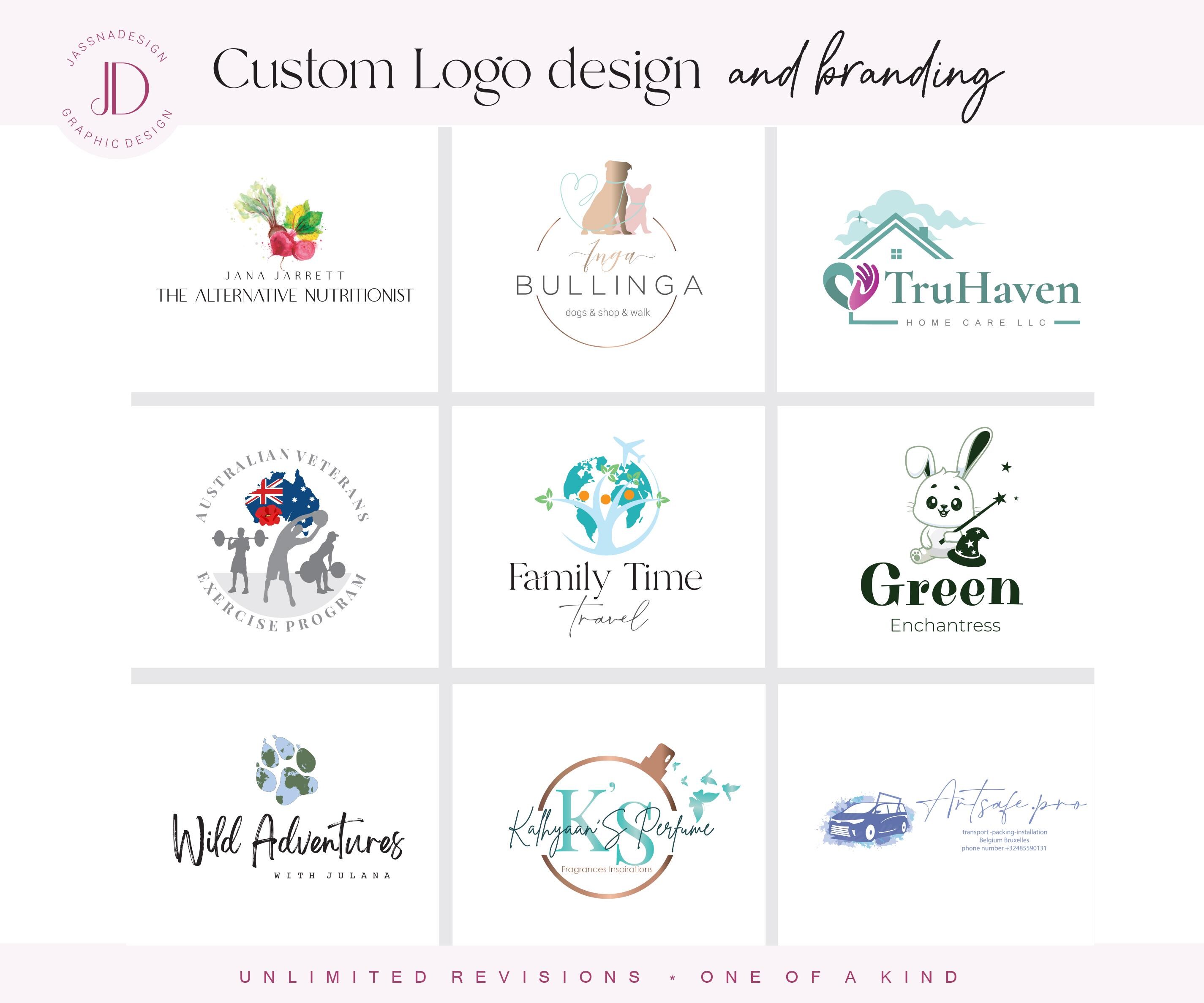 Custom Logo Design, Logo Creation, Logo Design Custom for Business ...