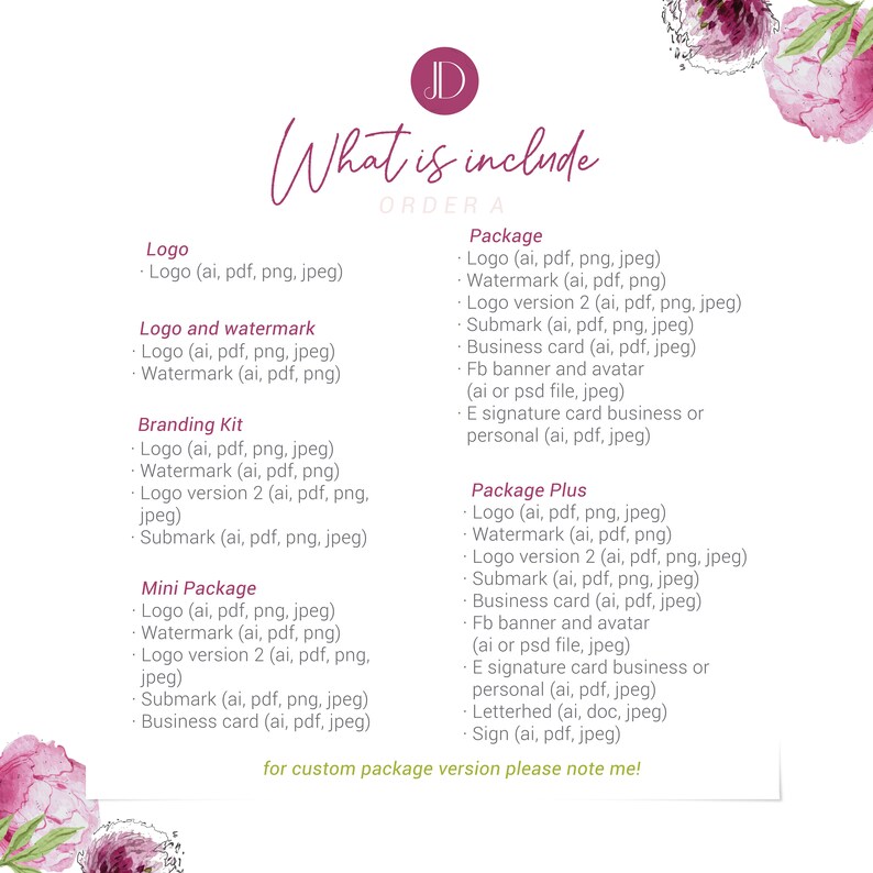 Custom Logo Design Rebranding Logo Business Logo Branding Watermark