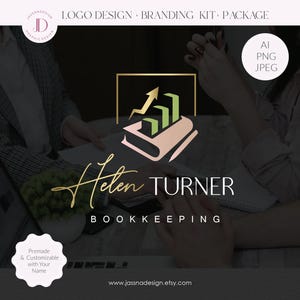 Kit de logotipo y marca financiera: Contabilidad, Servicios Tributarios (AI/PNG/JPEG) 226 imagen 1