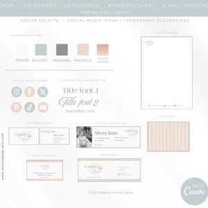 Canva Travel Agent Logo, Fun Kids Branding, Family Travel Brand, Editable Vacation Templates no.7 image 7