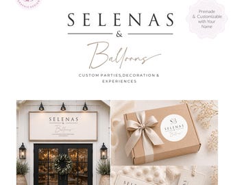 Signature logo, Photography logo, Lifestyle blogger branding, Beauty logo, Jewelry logo, Elegant brand kit (AI/PNG/JPEG) 79