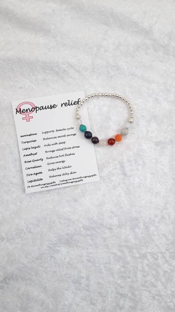 Menopause Bracelet Healing Crystal's for Menopause Etsy