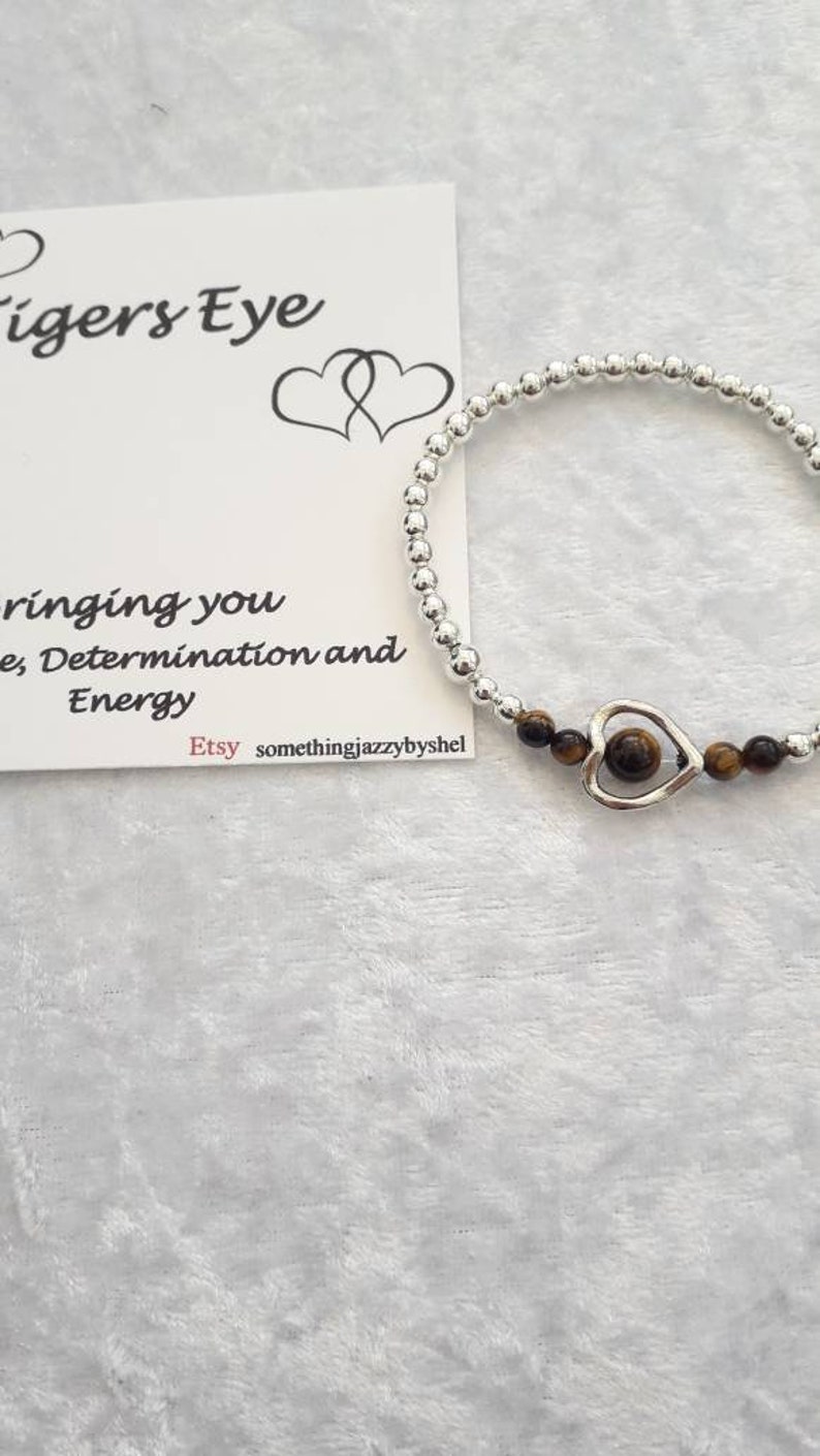 healing stone bracelet Tigers eye bracelet gem stone bracelet