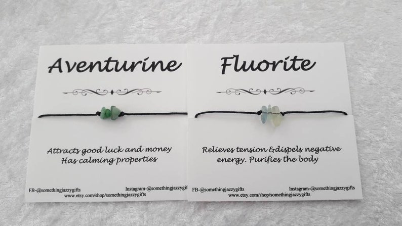 healing stone bracelet healing bracelet Gem stone chip bracelet