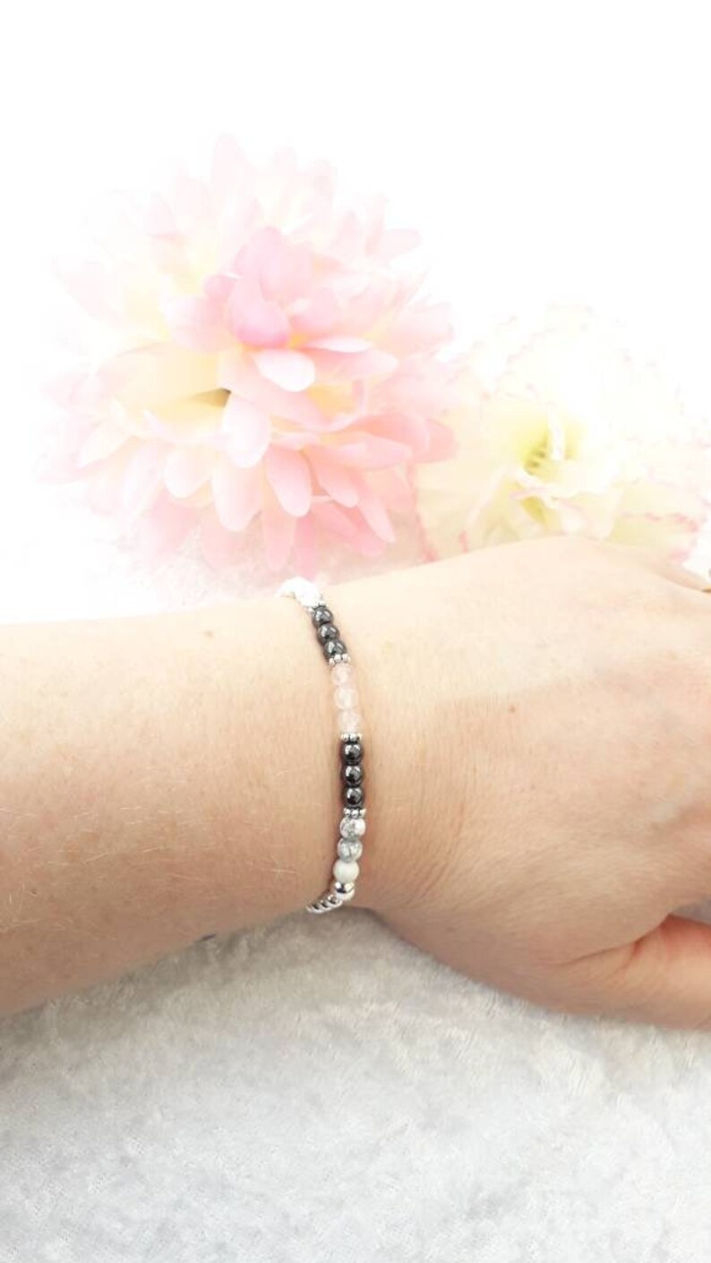 Positive Energy Bracelet Healing Stone Bracelet Good Vibes Etsy UK
