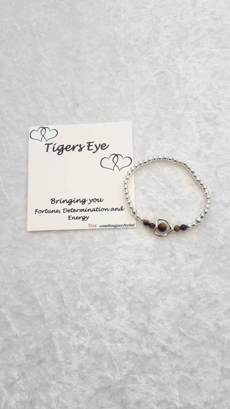healing stone bracelet Tigers eye bracelet gem stone bracelet