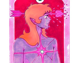 fine art print “surprise attack” 8.5” x 11”