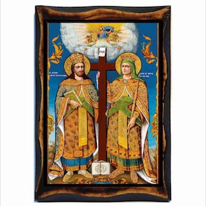 Saint Constantine the Great and Helen- Saints Constantin et Hélène - Santos Emperadores Constantino y Elena - Heiligen Konstantin und Helena