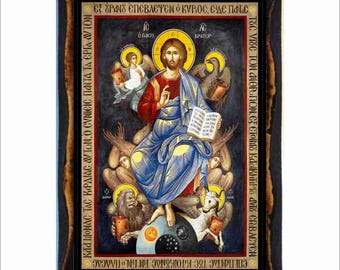 Jesus Enthroned - Christ Enthroned - Jesus Christ on the throne - Cristo in trono - Christus thront - Hristos Intronat - Cristo Entronizado