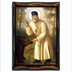 Saint Seraphim of Sarov - Serafino di Sarov - Séraphin de Sarov - Serafín de Sarov - Seraphim von Sarow - Serafim de Sarov -Serafin z Sarowa