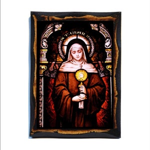 Clara van Assisi - Sint Clara van Assisi - Claire d&#39;Assise - Santa Clara de Assis - Sint Clara - Clara van Assisi - Sainte Claire - Chiara