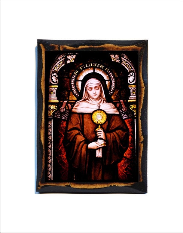 Clare of Assisi - Saint Clare of Assisi - Claire d'Assise - Santa Clara de Assis - Saint Clara - Clara of Assisi - Sainte Claire - Chiara