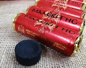 5 Packs of Premium Charcoal for Incense Burning Slow - High Quality Incense Charcoal - 5 Pacchetti di Carbone di Alta Qualità per Incenso