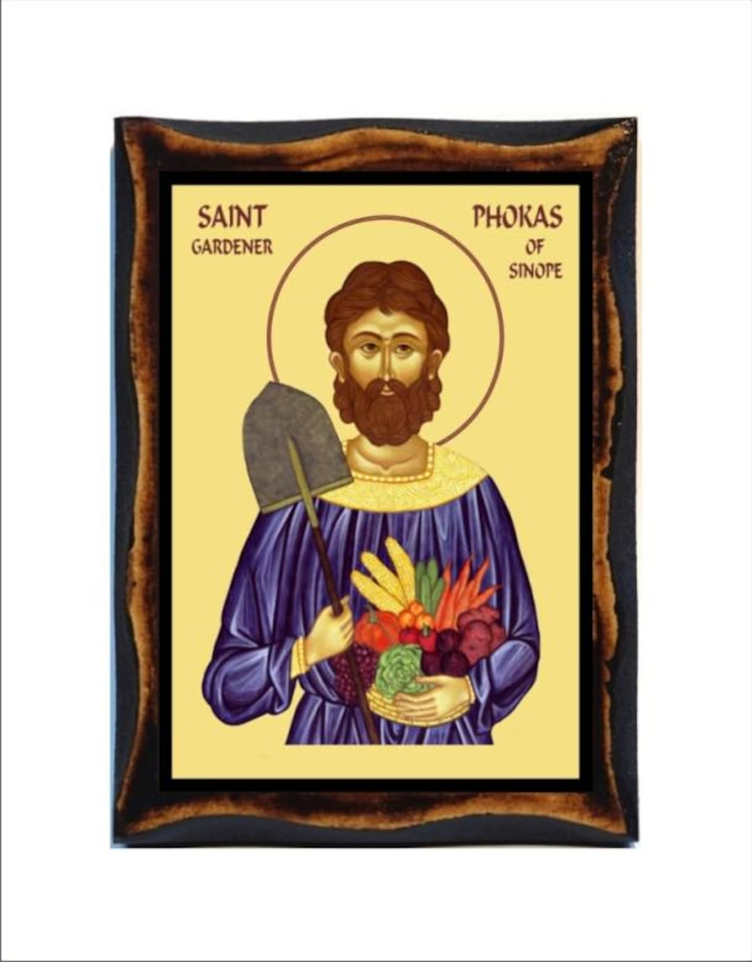 Saint Phocas the Gardener Icon - Etsy