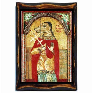 Christopher the dog head - Cynocephaly - Saint Christopher - Christophe Cynocéphalie - San Cristoforo Cinocefalo - Christophorus Kynokephale
