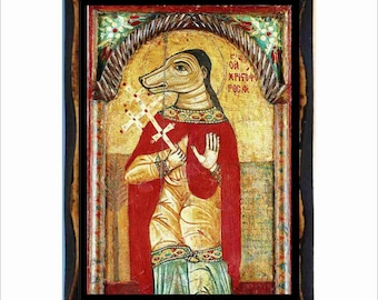 Christopher the dog head - Cynocephaly - Saint Christopher - Christophe Cynocéphalie - San Cristoforo Cinocefalo - Christophorus Kynokephale