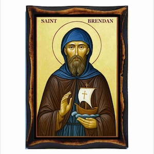 Saint Brendan le Navigateur - Brendan de Clonfert - San Brandano - Brendan de Clonfert - San Brandán - São Brandão - Brendan der Reisende