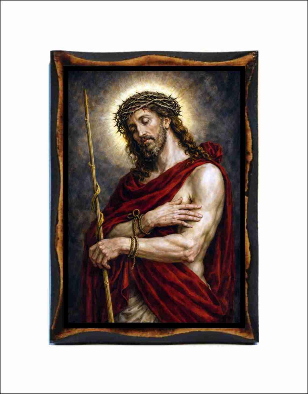 Christ the Bridegroom Icon - Byzantine Art - Catholic Holy Card on ...