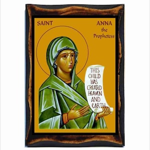 Anna the Prophetess - Saint Anna - Sainte Anne - Santa Ana - Saint Hannah - Sainte Hanna - Santa Channah - Santa Ana - Heilige Hanna - Anne