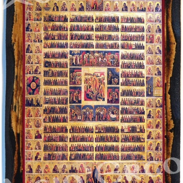 Greek Orthodox Calendar Etsy