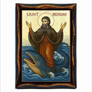 Saint Brendan le Navigateur - Brendan de Clonfert - San Brandano - Brendan de Clonfert - San Brandán - São Brandão - Brendan der Reisende