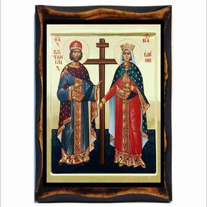 Saint Constantine the Great and Helen- Saints Constantin et Hélène - Santos Emperadores Constantino y Elena - Heiligen Konstantin und Helena