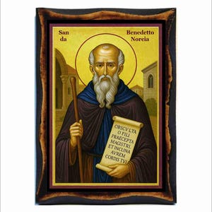 Benedetto da Norcia - Saint Benedict - Benedict of Nursia - San Benedetto - Benoît de Nursie - Benito de Nursia - Benedikt von Nursia