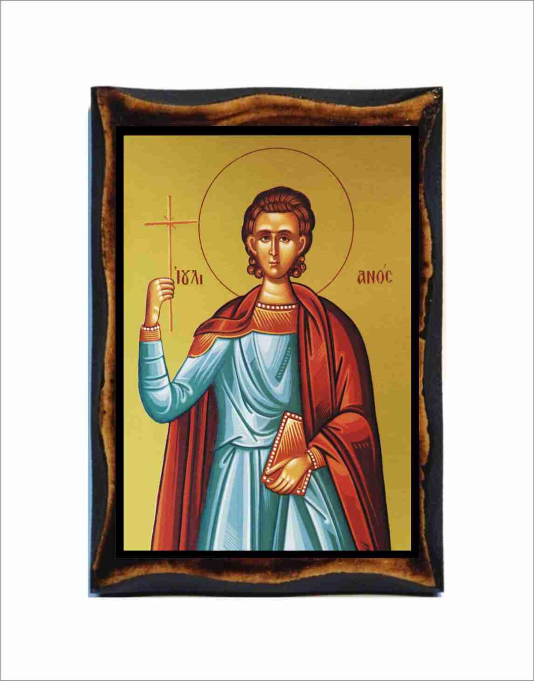 Icona di San Giuliano di Tarso Arte bizantina Immagine sacra