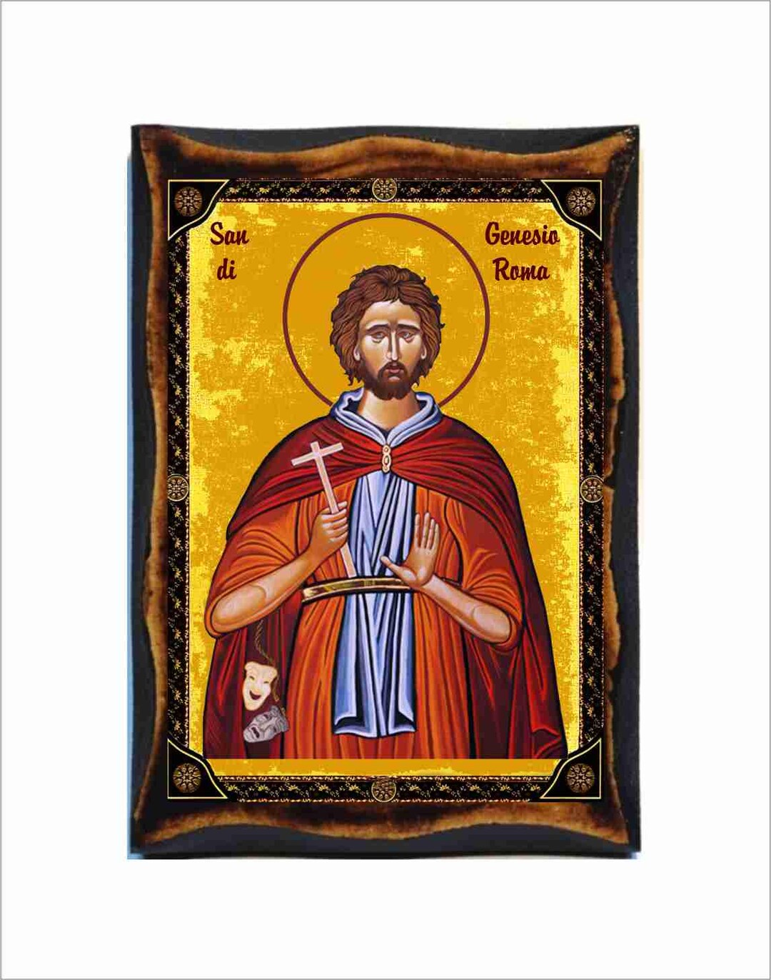 Icona di Genesio di Roma Arte bizantina Immagine sacra cattolica