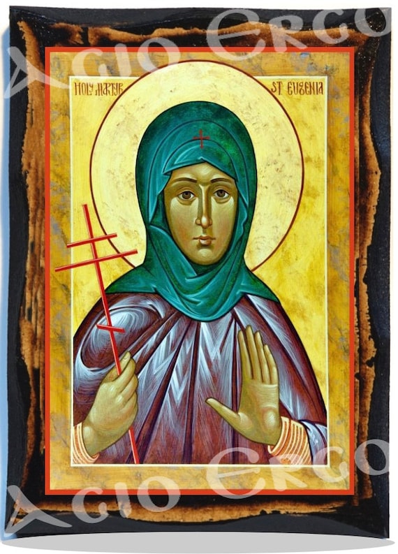Saint Eugenia the Martyr as a Model for Our Lives Greek Etsy