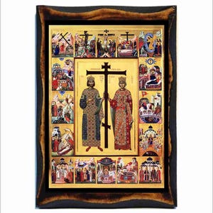 Saint Constantine the Great and Helen- Saints Constantin et Hélène - Santos Emperadores Constantino y Elena - Heiligen Konstantin und Helena