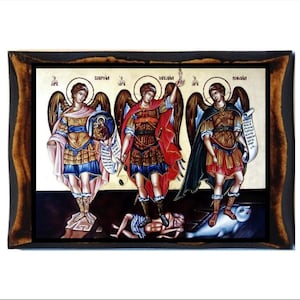 The three Archangels Michael, Gabriel and Raphael - Michael, Gabriel and Raphael Archangels - Arcangeli Gabriele, Raffaele e Michele