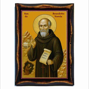 Benedetto da Norcia - Saint Benedict - Benedict of Nursia - San Benedetto - Benoît de Nursie - Benito de Nursia - Benedikt von Nursia