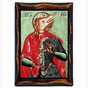 Christopher the dog head - Cynocephaly - Saint Christopher - Christophe Cynocéphalie - San Cristoforo Cinocefalo - Christophorus Kynokephale
