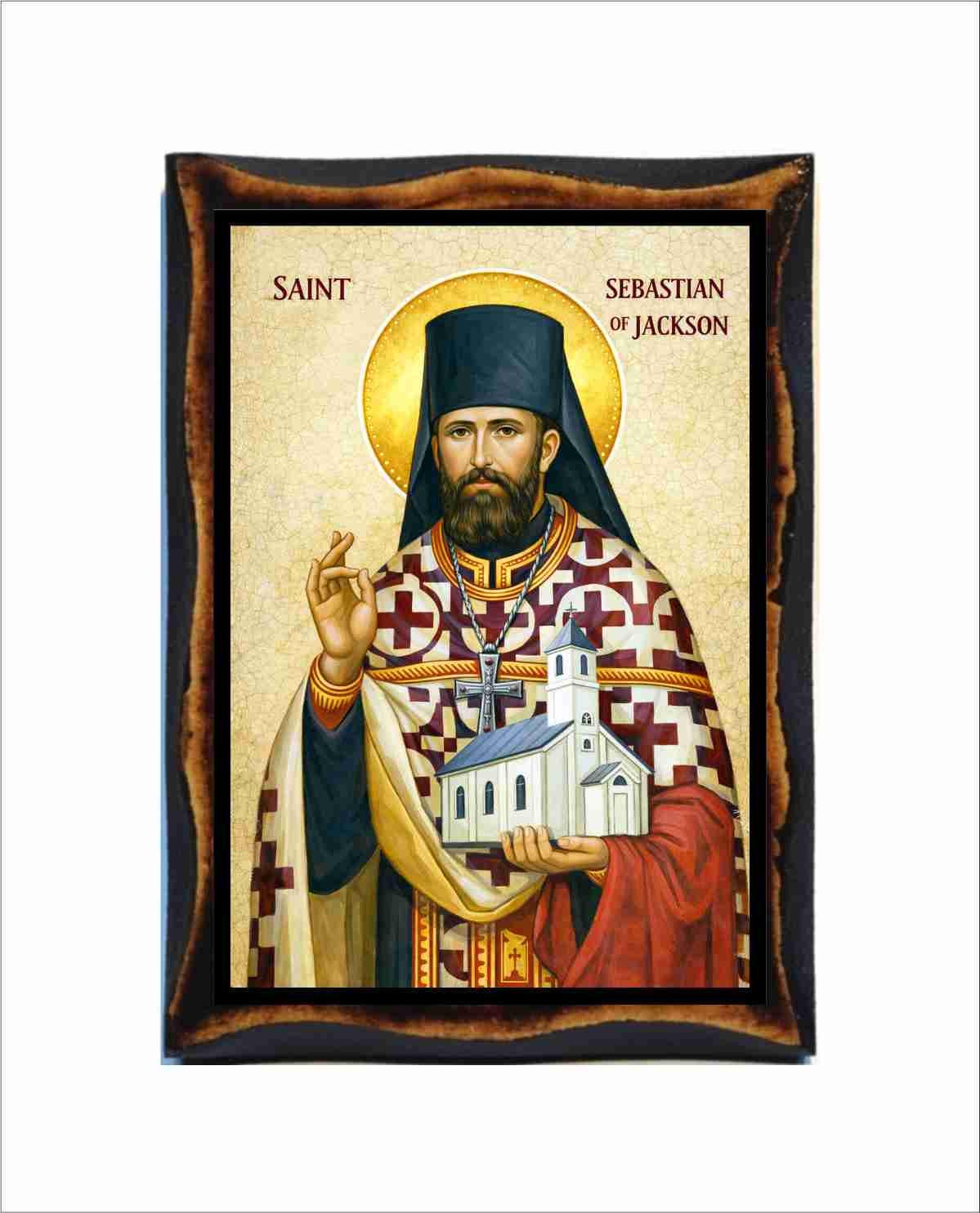 Sebastian of Jackson Icon - Sebastian Dabovich - Byzantine Art